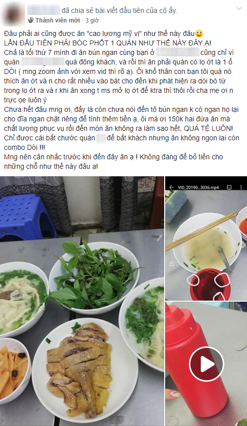 Ăn xong tô bún ngan phố cổ phát hiện ổ giòi, cô gái hãi hùng bóc phốt, dân mạng càng tức thay khi nghe thêm điều này-1