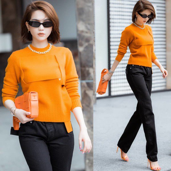 Từ phản cảm đến sành điệu, Ngọc Trinh thay đổi thế nào để bớt phô trương vòng 1?-4