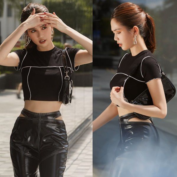 Từ phản cảm đến sành điệu, Ngọc Trinh thay đổi thế nào để bớt phô trương vòng 1?-8