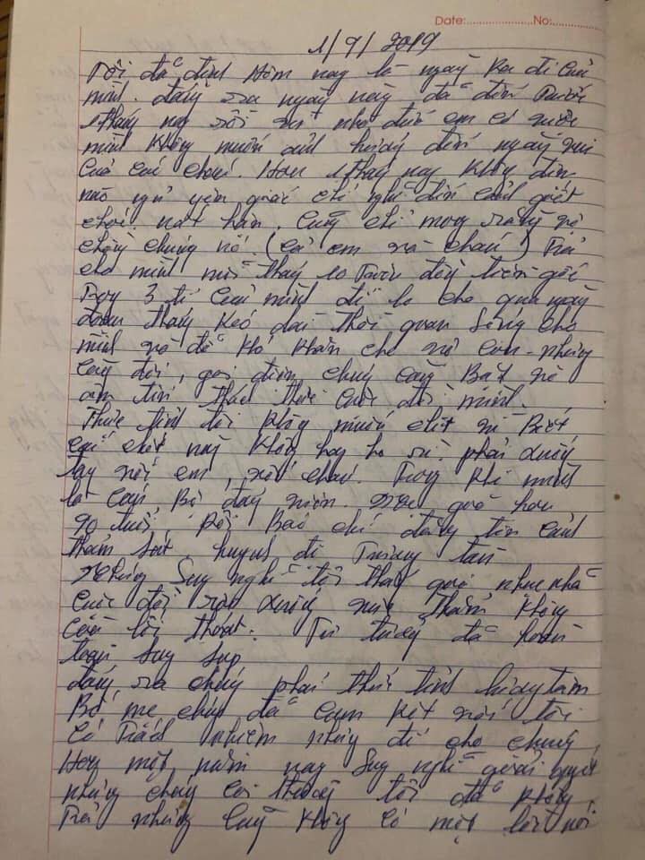 Xôn xao lá thư của nghi phạm để lại trước khi sát hại cả nhà em gái: Càng nghĩ càng căm hận vợ chồng đứa cháu, làm cho gia đình tôi tan nát-3