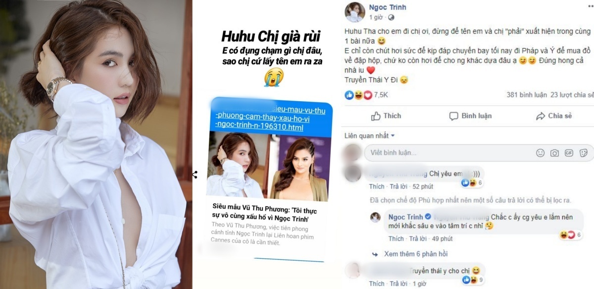 Chê Ngọc Trinh mặc phản cảm, Vũ Thu Phương bị tố dựa hơi-1