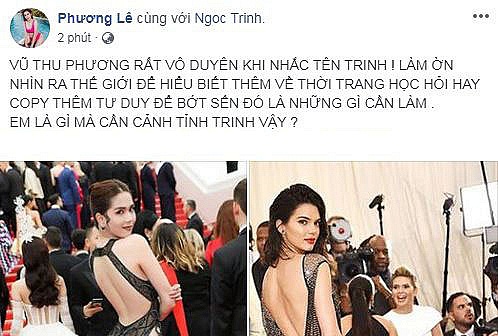 Hoa hậu Phương Lê: ‘Vũ Thu Phương rất vô duyên khi nhắc tên Trinh’-2