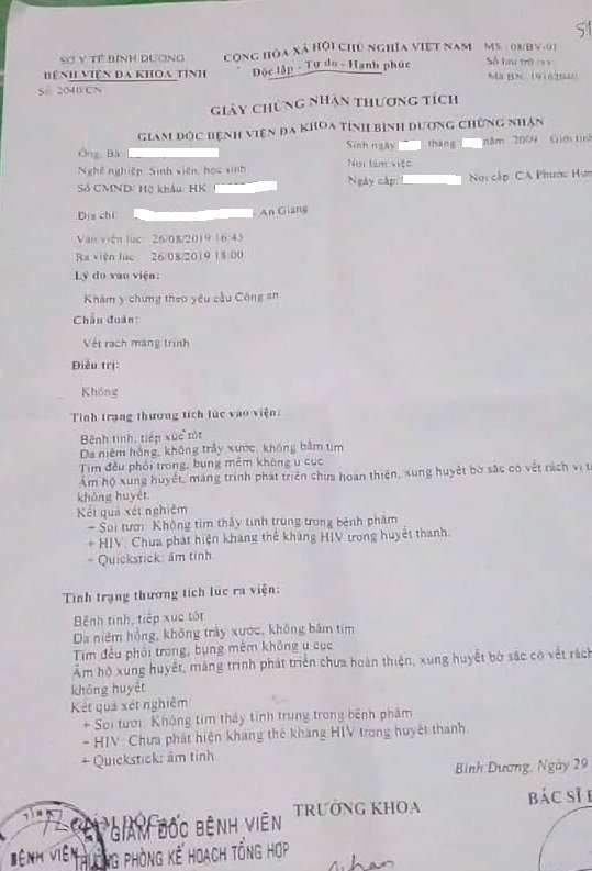 Bàng hoàng với kết quả giám định vụ bé gái 10 tuổi nghi bị 4 thanh niên hiếp dâm-1
