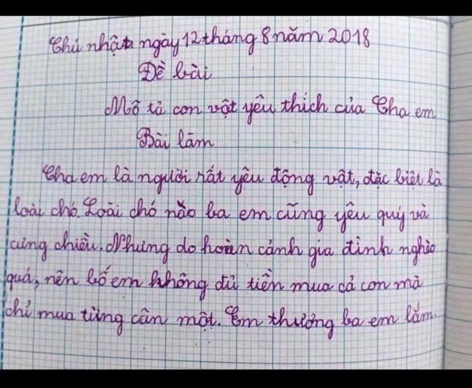 Chân dung các ông bố bị bóc trần trụi qua bài văn tả của con, đọc xong không ai nhịn được cười-5