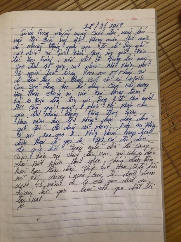 Bức thư để lại trước khi truy sát cả gia đình em gái vì món nợ hơn 3 tỷ có giúp cựu phó giám đốc giảm nhẹ tội?-3