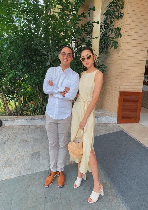 Trước tin đồn hôn nhân rạn nứt, Tăng Thanh Hà và chồng luôn ăn mặc tinh tế và đồng điệu-3