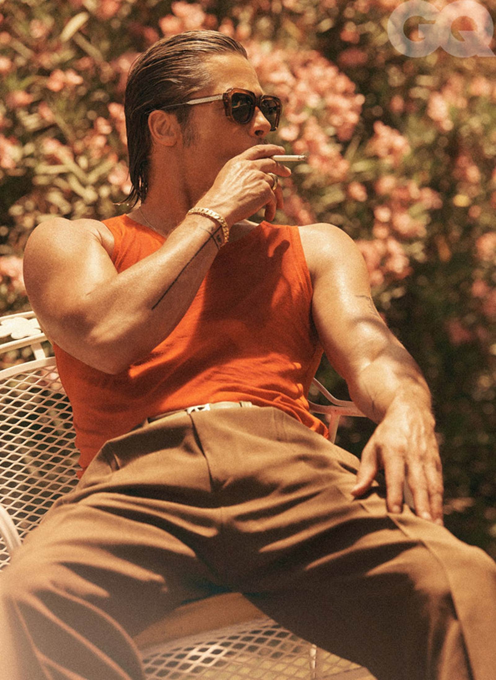 Vẻ phong trần của tài tử Brad Pitt ở tuổi 56-8