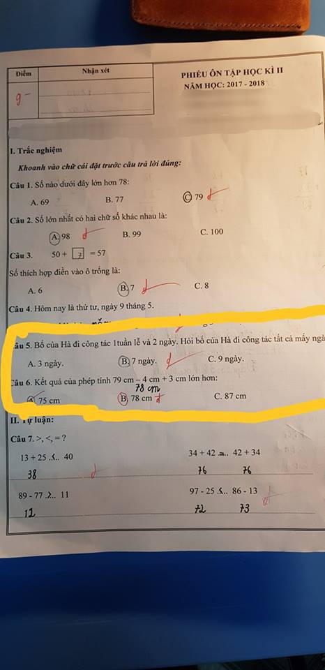 Bất ngờ vì thầy giáo gạch kết quả đúng của học sinh, cha mẹ đồng loạt phản ứng thầy nên học lại bài-2