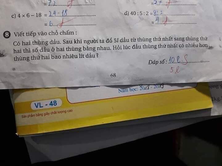 Bất ngờ vì thầy giáo gạch kết quả đúng của học sinh, cha mẹ đồng loạt phản ứng thầy nên học lại bài-3