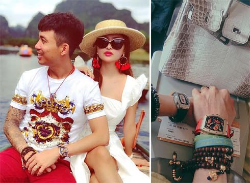 Đưa vợ đi du lịch sau lùm xùm mượn ảnh, Minh Nhựa khẳng định độ giàu với đồng hồ triệu đô và túi xách bạch tạng không thánh photoshop nào ghép được