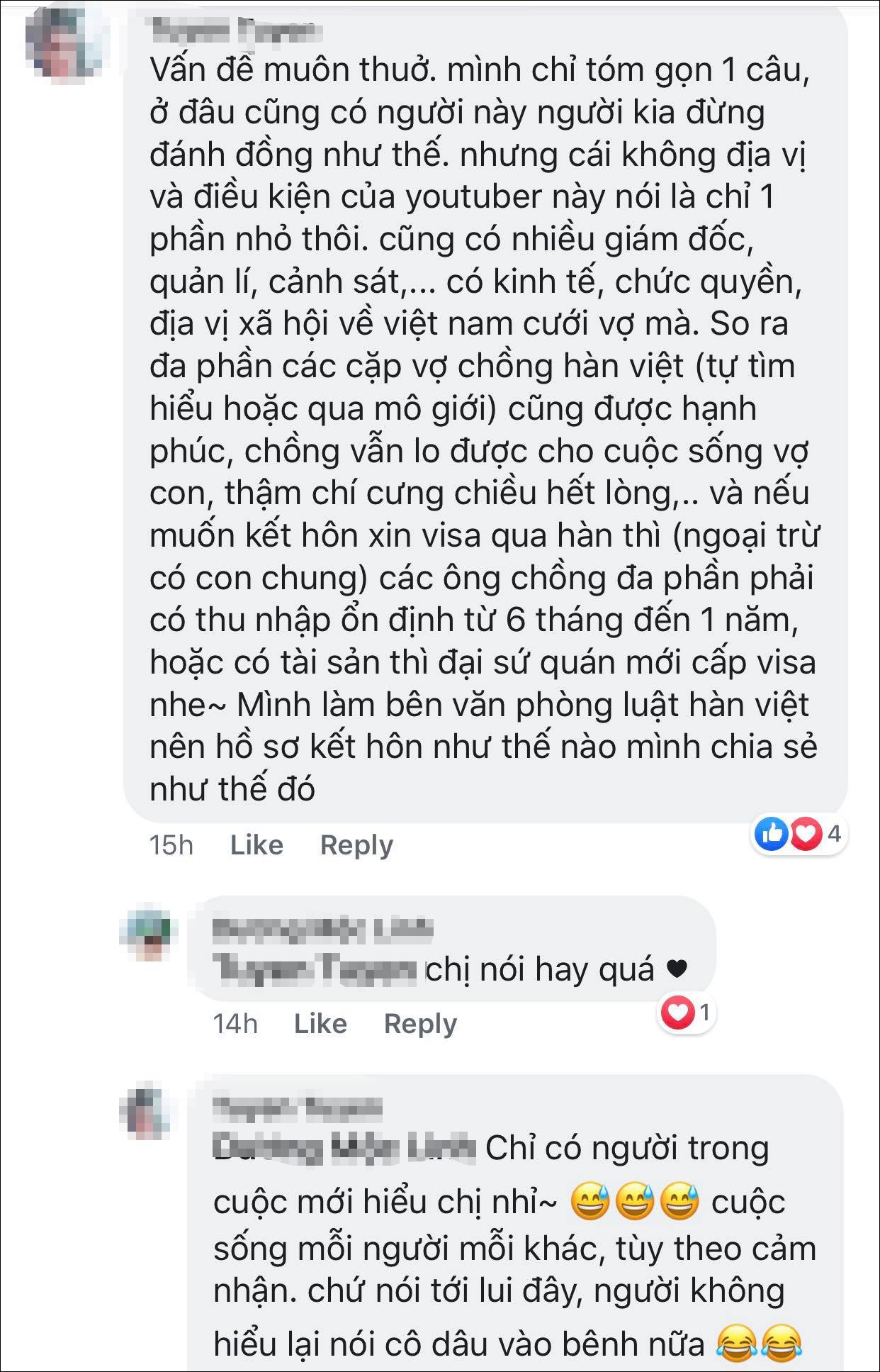 Phát ngôn Đàn ông Hàn không có điều kiện mới lấy vợ Việt của Khoa Pug: Phụ nữ lấy chồng xa xứ cần được tôn trọng, chở che, ít nhất từ những người cùng dân tộc-2