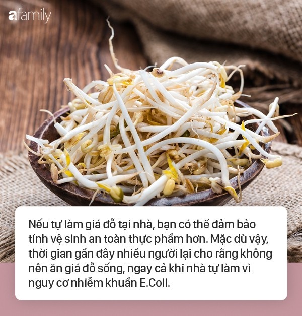 Không được ăn giá đỗ sống ngay cả khi tự tay làm vì có thể khiến cơ thể nhiễm loại vi khuẩn kháng tất cả kháng sinh: Chuyên gia nói gì về điều này?-2
