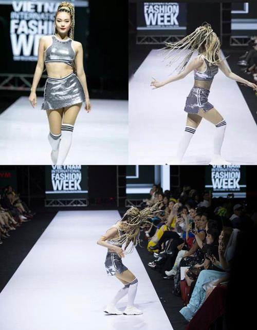Chân không dài, catwalk thi thoảng vấp, lí do gì khiến Minh Hằng luôn xuất hiện tại vị trí vedette?-3