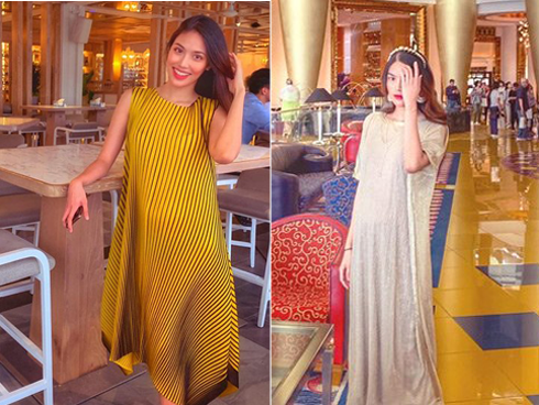 Mang cả núi đồ đi du lịch, Lan Khuê đích thị là bà bầu sành điệu nhất Vbiz