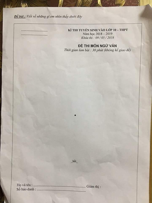Ngã ngửa trước đề Ngữ văn siêu tiết kiệm một mặt cười” của giáo viên, học sinh shock vì không biết bắt đầu từ đâu-2