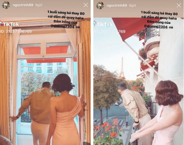 Những người mang cả thế giới” khi đi du lịch cũng xin chào thua” Ngọc Trinh, đi Pháp 3 bữa chị mang 80 cái đầm!-3