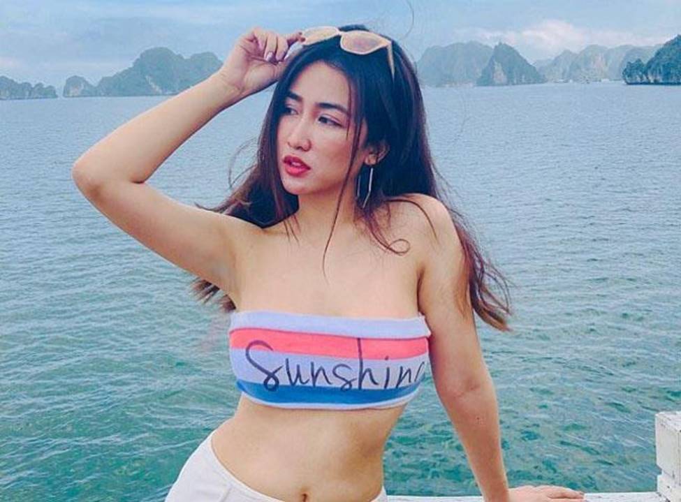 Nữ DJ bốc lửa nhất showbiz mặc tôn lên vòng 1 gợi cảm-8