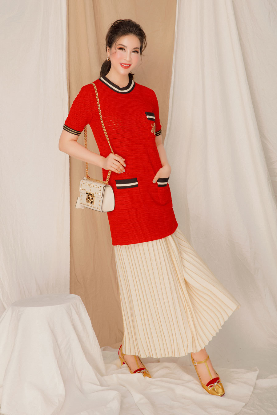 MC Thanh Mai khoe bộ ảnh mới diện toàn đồ hiệu-1