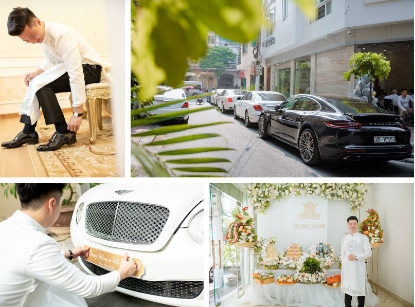 Lỡ duyên với chàng cơ phó Hà Duy đình đám, Âu Hà My lộng lẫy trong lễ ăn hỏi dát vàng từ đường vào nhà-6