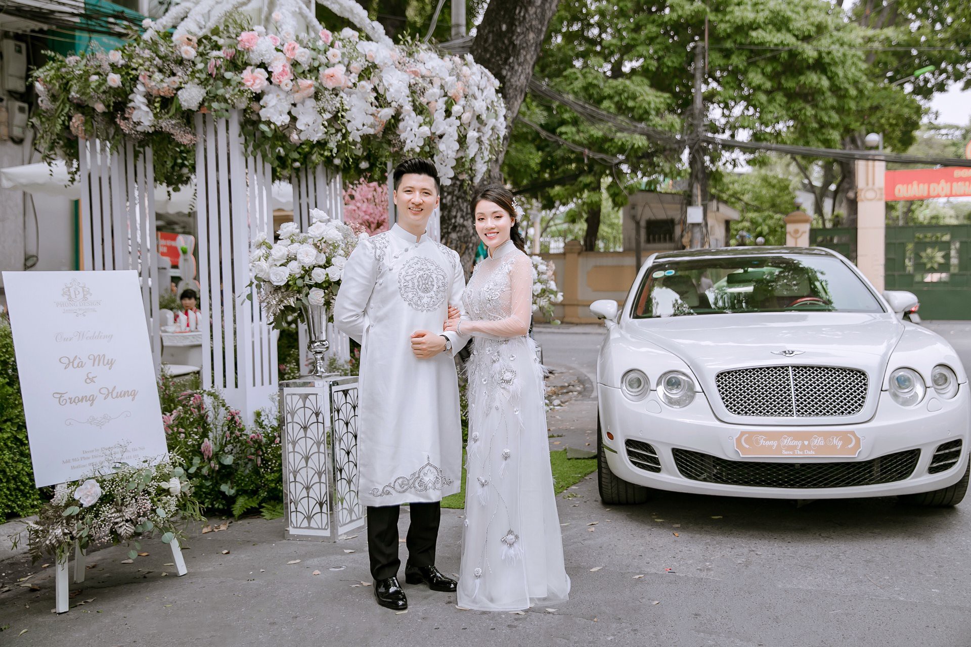 Lỡ duyên với chàng cơ phó Hà Duy đình đám, Âu Hà My lộng lẫy trong lễ ăn hỏi dát vàng từ đường vào nhà-13