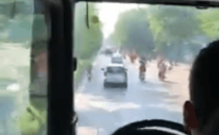 Tài xế xe Morning khai lý do không nhường đường cho xe cảnh sát đi chữa cháy ở chợ Tó-1