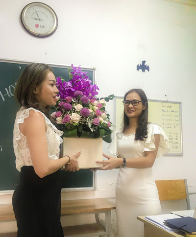 Buổi họp phụ huynh sáng tạo ở trường THPT Hồng Hà-4