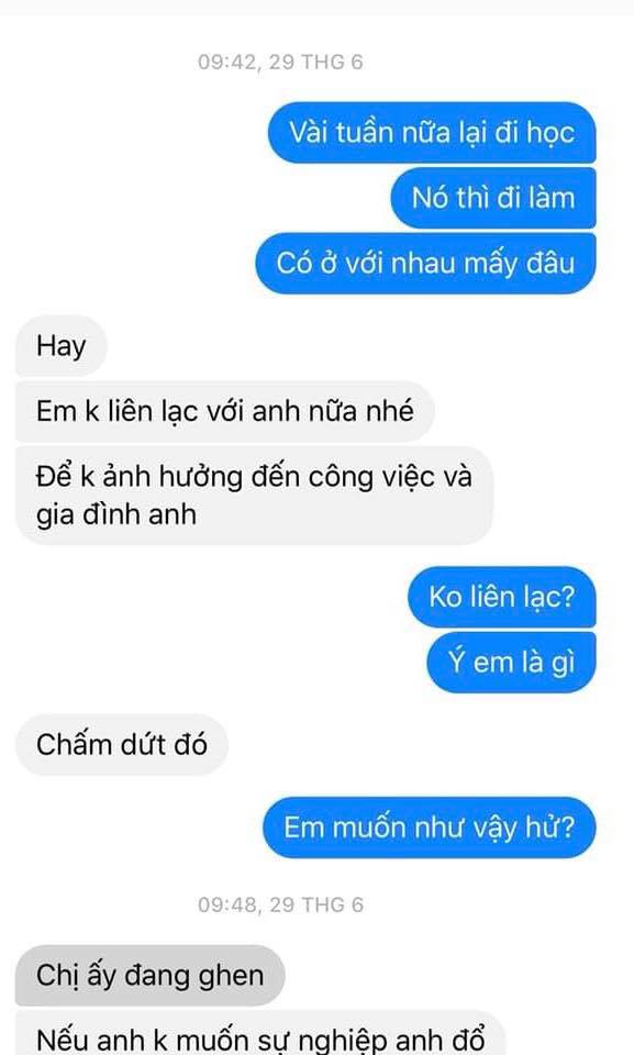 Lộ tin nhắn của tiểu tam với chồng, chị em đọc mà không khỏi sôi máu-1