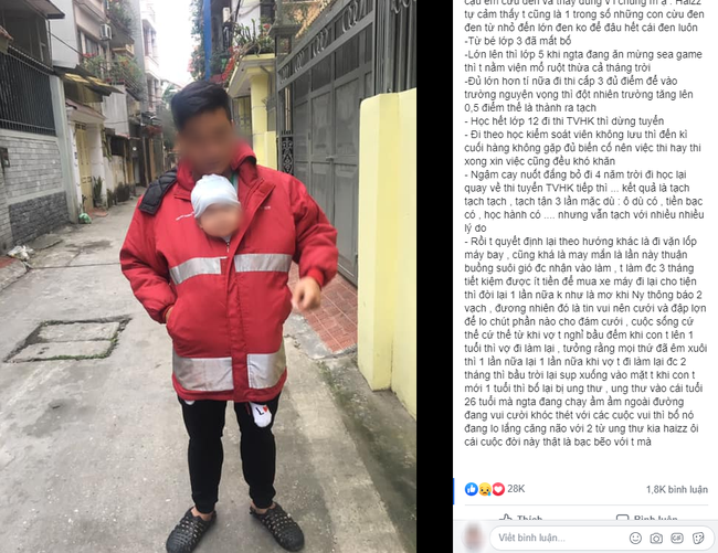 Tâm sự thắt lòng về số kiếp cừu đen của ông bố trẻ: Khi con mới 1 tuổi tôi lại bị ung thư, cả bầu trời như đổ sụp xuống cuộc đời đầy bạc bẽo...-1