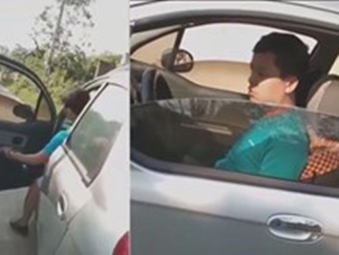 Tông ngã hai mẹ con, nam tài xế còn dọa đánh và bỏ đi vì 'trễ giờ làm'