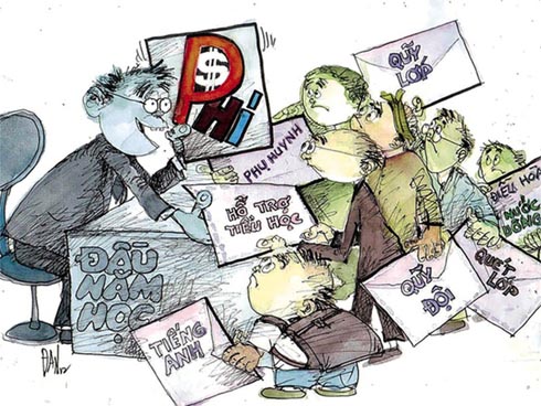 Phụ huynh phải đóng tiền... hỗ trợ xăng xe cho giáo viên-4