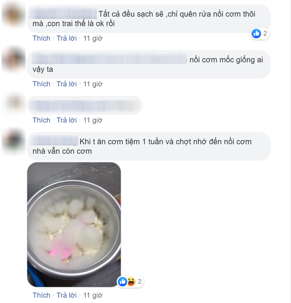 Nấu nướng xong quên rửa, chàng trai để nồi cơm điện bốc mùi, nấm mốc như bông nhưng lý do phía sau mới ngỡ ngàng-2