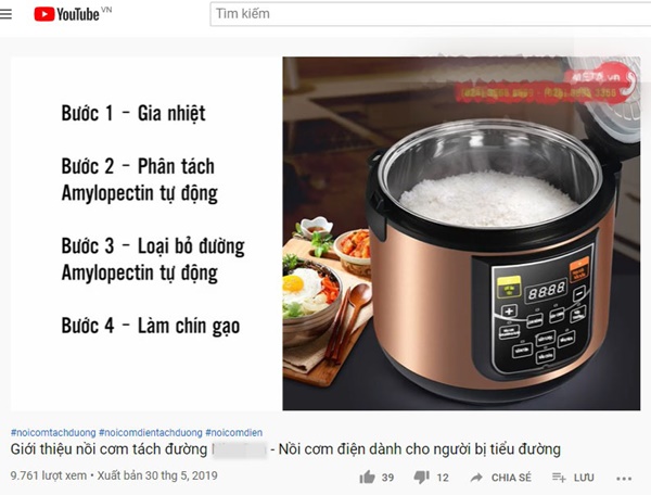 Nồi cơm tách đường là trò bịp bợm để bán hàng-1