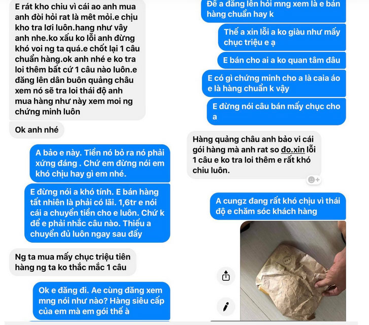 Chàng trai bàng hoàng khi mua online chiếc áo 1,6 triệu lại nhận bọc hàng như 160k, nhưng phản ứng của người bán mới gây choáng-4