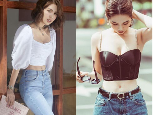 1, 2, 3 mở ra cẩm nang khoe vòng một phồn thực của Ngọc Trinh: Công lớn thuộc về 5 kiểu áo sexy