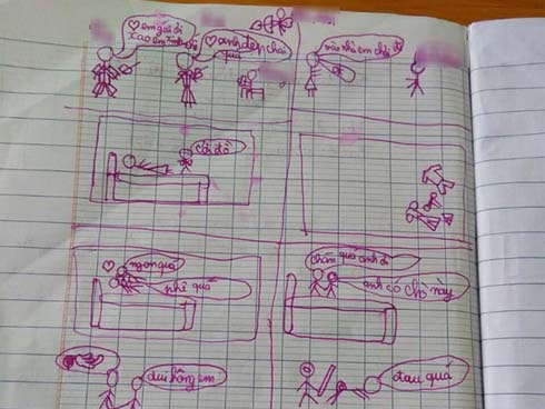 Trầm trồ trước cuốn vở văn với tiêu đề tác phẩm đầy màu sắc sống động của học sinh: Thế này thì khỏi lo buồn ngủ và chán văn nhé-5