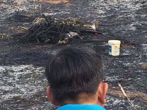 Người đàn ông tử vong thương tâm sau khi đốt vườn