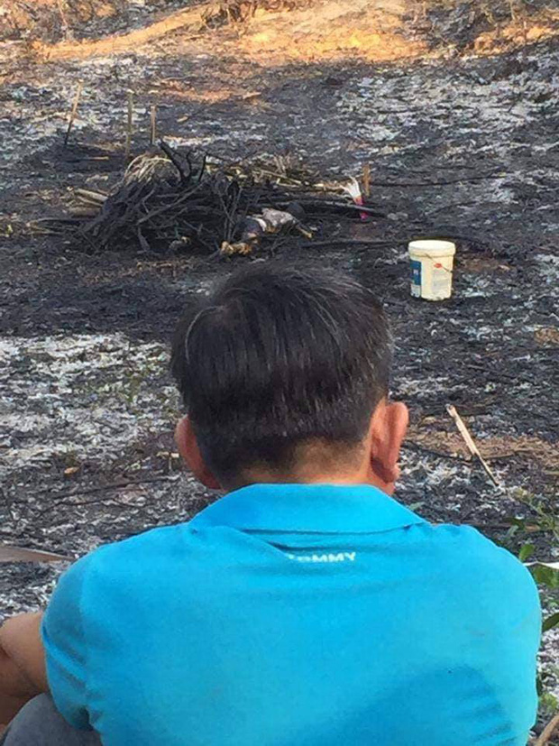 Người đàn ông tử vong thương tâm sau khi đốt vườn-1