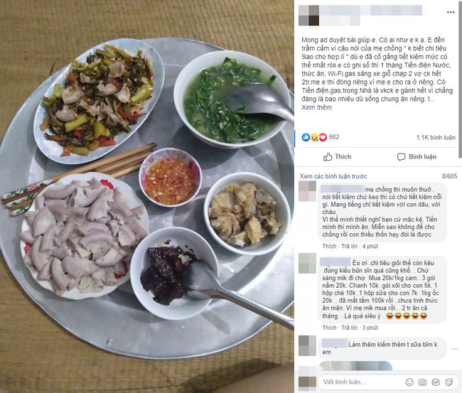 Tiêu 2 triệu/tháng mà vẫn bị mẹ chồng nói không tiết kiệm, nàng dâu kể thêm chuyện mâm cơm khiến chị em bức xúc-1