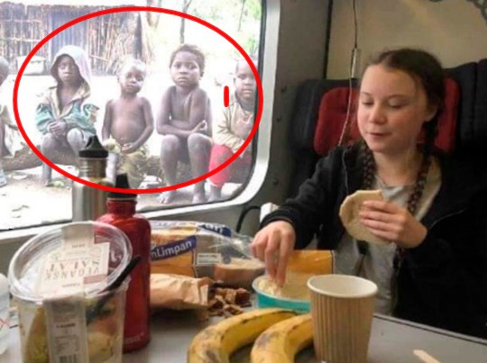 Con trai Tổng thống Brazil đăng ảnh Greta Thunberg ăn trưa no đủ trước mặt những trẻ em nghèo và sự thật khiến ai cũng giận dữ-3