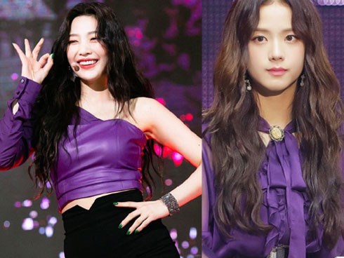 Ai bảo hồng sen, tím lịm là quê là sến, các sao Hàn vẫn diện đầy cả ra đây này!