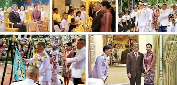 Trong khi Hoàng quý phi lẻ loi đi sự kiện một mình, Hoàng hậu Thái Lan lại vui vẻ, sánh vai tình cảm với nhà vua thế này đây-2