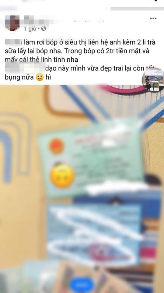 Đánh rơi ví được trả lại, về nhà cô gái nhắn tin kêu than thiếu mất 600 nghìn đồng-1