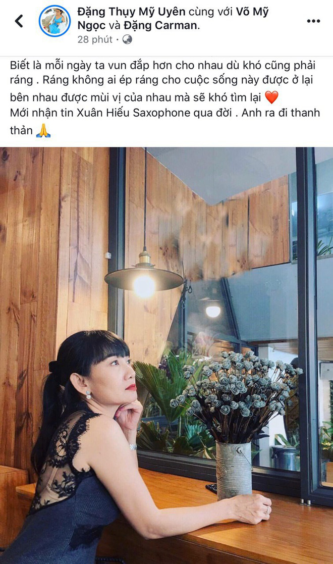Hà Hồ, Duy Mạnh và loạt sau Vbiz xót thương khi nghệ sĩ saxophone Xuân Hiếu qua đời vì ung thư-3