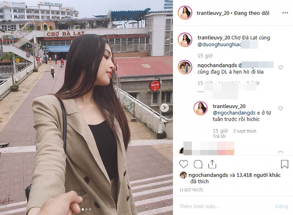 Khoe ảnh ‘cùng anh đi khắp thế gian’, Hoa hậu Việt Nam Trần Tiểu Vy đã có bạn trai?-4