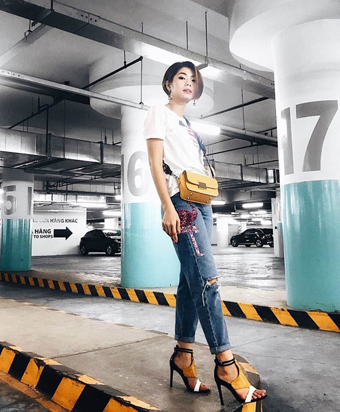 Bí quyết phối đồ với quần jeans đẹp như Hà Tăng và dàn mỹ nhân Việt-8