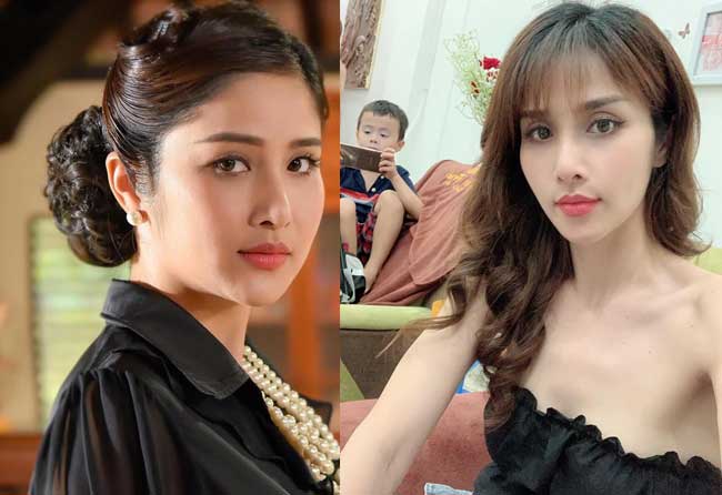 Vợ cũ Phan Thanh Bình bỗng hao gầy tới hốc hác, dáng lá liễu nhưng vòng 1 vẫn đầy-9