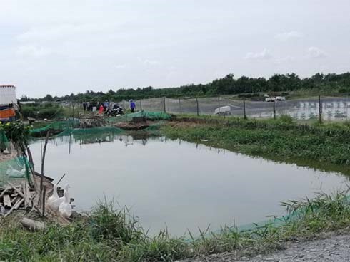 Người dân bàng hoàng phát hiện bộ xương người khi đang vệ sinh đầm tôm