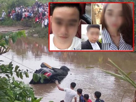 Hé lộ nguyên nhân, danh tính 3 người chết trong xe Mercedes dưới kênh nước ở Tiền Giang