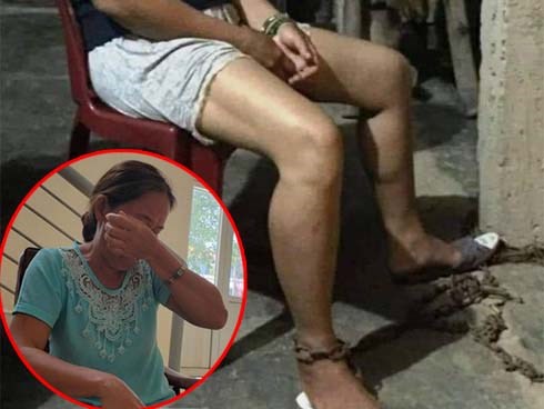 Lý do người phụ nữ bị chồng xích chân ráng chịu đựng sự bạo hành nhiều năm