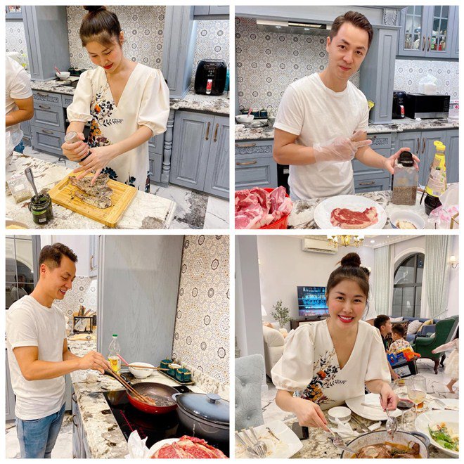 Cả vợ cả chồng nhà Đăng Khôi mải mê nấu ăn nhưng nhân vật cuối cùng cũng gây chú ý-1